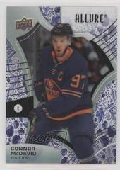 Connor McDavid [Blue Leopard] #97 Hockey Cards 2021 Upper Deck Allure Prices