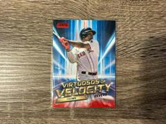 Rafael Devers [Red] #VV-16 Baseball Cards 2023 Stadium Club Virtuosos of Velocity Prices