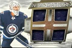 Connor Hellebuyck #F-CH Hockey Cards 2021 Upper Deck The Cup Foundations Quad Jersey Prices