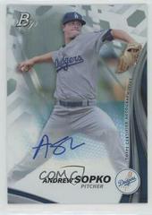 Andrew Sopko Baseball Cards 2017 Bowman Platinum Top Prospects Autographs Prices