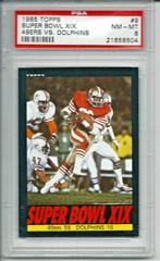 Super Bowl XIX [49ers vs. Dolphins] Football Cards 1985 Topps Prices