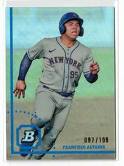 Francisco Alvarez [Refractor] Baseball Cards 2022 Bowman Heritage Chrome Prospects Prices