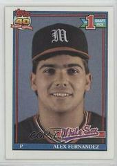 Alex Fernandez Baseball Cards 1991 Topps Prices