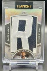 Ronald Acuna Jr. #SJLP-RAJ Baseball Cards 2024 Topps Sterling Jersey Letter Patch Prices