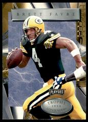 Brett Favre #1 Football Cards 1996 Playoff Trophy Contenders Prices