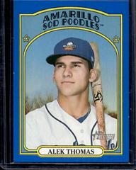 Alek Thomas [Blue] /99 #118 Baseball Cards 2021 Topps Heritage Minor League Prices