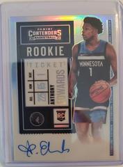 Anthony Edwards [Autograph Playoff Ticket] Basketball Cards 2020 Panini Contenders Prices