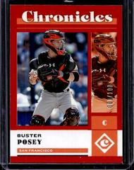 Buster Posey [Red] #31 Baseball Cards 2023 Panini Chronicles Prices