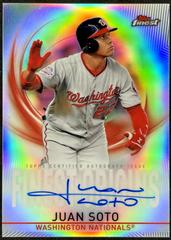 Juan Soto [Red Wave Refractor] #FA-JS Baseball Cards 2019 Topps Finest Autographs Prices