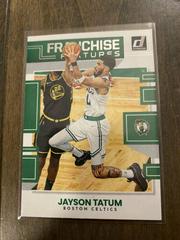 Jayson Tatum Basketball Cards 2022 Panini Donruss Franchise Features Prices