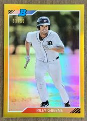 Riley Greene [Gold Refractor] #RG Baseball Cards 2020 Bowman Heritage Chrome Prospects Prices
