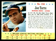 Joe Torre [Hand Cut] #156 Baseball Cards 1963 Post Cereal Prices
