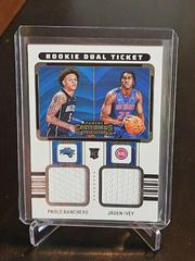 Paolo Banchero, Jaden Ivey #RT2-PJI Basketball Cards 2022 Panini Contenders Rookie Ticket Dual Swatches Prices