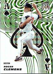 Roger Clemens [Green Fluorescent] #ACE11 Baseball Cards 2021 Panini Mosaic Aces Prices