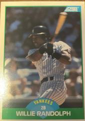 Willie Randolph #45 Baseball Cards 1989 Score Prices