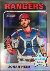 Jonah Heim [Silver Refractor] #22 Baseball Cards 2024 Topps Heritage Chrome Prices