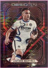Lautaro Martinez [Electric Etch Red Pulsar] Soccer Cards 2021 Panini Obsidian Prices