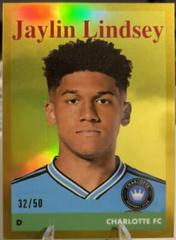 Jaylin Lindsey [Gold] #58T-25 Soccer Cards 2023 Topps Chrome MLS 1958 Prices