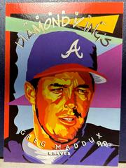 Greg Maddux Baseball Cards 1995 Panini Donruss Diamond Kings Prices