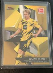 Julian Brandt [Gold Refractor] #28 Soccer Cards 2020 Topps Finest Bundesliga Prices