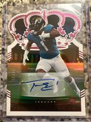Travis Etienne Jr. [Autograph Pink] #CR-13 Football Cards 2021 Panini Chronicles Crown Royale Prices