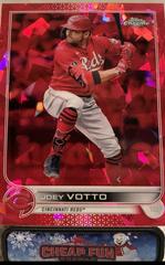 Joey Votto [Red] #290 Baseball Cards 2022 Topps Chrome Sapphire Prices