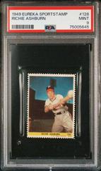 Richie Ashburn #128 Baseball Cards 1949 Eureka Sportstamps Prices