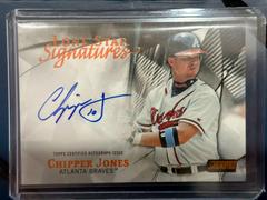 Chipper Jones [Orange] Baseball Cards 2022 Stadium Club Lone Star Signatures Prices