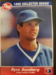 Ryne Sandberg Baseball Cards 1992 Post Cereal Prices