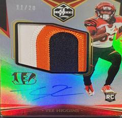 Tee Higgins [Patch Autograph Holographic] #152 Football Cards 2020 Panini Limited Prices
