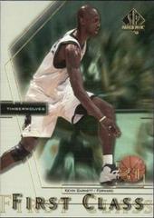 Kevin Garnett #FC2 Basketball Cards 2000 SP Authentic First Class Prices