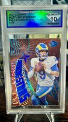Matthew Stafford [Red Blue] #SS-2 Football Cards 2022 Panini Illusions Shining Stars Prices