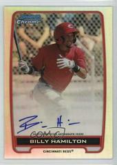 Billy Hamilton [Autograph Refractor] #BCABH Baseball Cards 2012 Bowman Chrome Prospects Prices