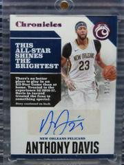 Anthony Davis [Pink] #CA-ADV Basketball Cards 2017 Panini Chronicles Autographs Prices