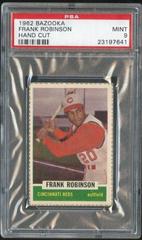 Frank Robinson [Hand Cut] Baseball Cards 1962 Bazooka Prices