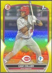Cam Collier [Yellow] Baseball Cards 2023 Bowman 1st Edition Prices
