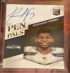 Rashaad Penny [Blue Ink] Football Cards 2018 Donruss Elite Pen Pals Prices