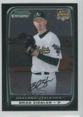 Brad Ziegler Baseball Cards 2008 Bowman Chrome Draft Prices