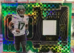 Garrett Wilson [Green] #RSW-6 Football Cards 2022 Panini Select Rookie Swatches Prices