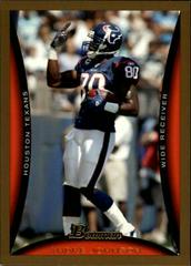 Andre Johnson [Gold] #62 Football Cards 2008 Bowman Prices