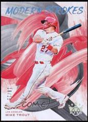 Mike Trout [Silver] #MS-4 Baseball Cards 2022 Panini Diamond Kings Modern Strokes Prices