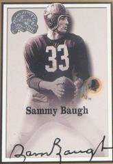 Sammy Baugh [Autograph] Football Cards 2000 Fleer Greats of the Game Autographs Prices