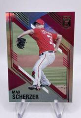 Max Scherzer [Green] #9 Baseball Cards 2021 Panini Chronicles Elite Prices