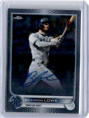 Brandon Lowe Baseball Cards 2022 Topps Chrome Veteran Autographs Prices