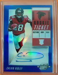 Calvin Ridley [Autograph Blue] Football Cards 2018 Panini Contenders Optic Prices