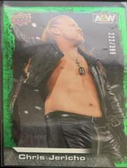 Chris Jericho [Green Pyro] Wrestling Cards 2022 Upper Deck AEW Prices