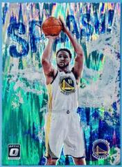 Klay Thompson [Green Shock] Basketball Cards 2021 Panini Donruss Optic Splash Prices