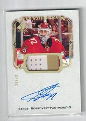 Sergei Bobrovsky [Patch] Hockey Cards 2021 SP Authentic UD Autographs Prices