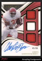 Christian Okoye #45 Football Cards 2023 Panini Immaculate Players Collection Autograph Prices