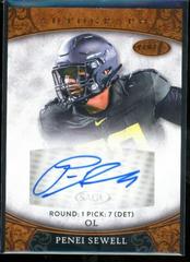 Penei Sewell [Bronze] Football Cards 2021 Sage Aspire Autographs Prices